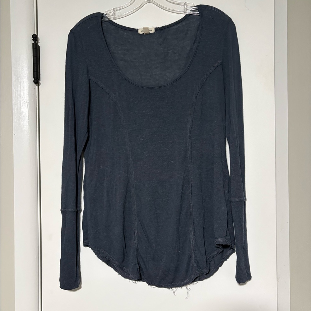 Urban Outfitters Long Sleeve Top - Dark Gray
